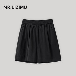 
Mr. Li Zimu's summer loose slimming elastic waist shorts for women 2026 new slimming and versatile age-reducing casual pants