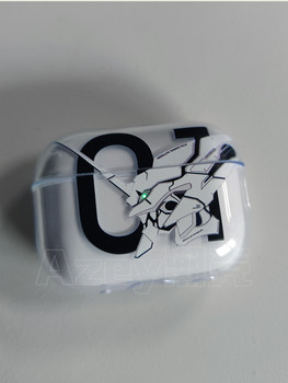 azeyao studio anime eva Evangelion No. 1 machine-to-light suitable for Apple Airpods2pro3 generation soft shell protective cover AirPods4 headphone cover Pro2 fourth and fifth generations transparent