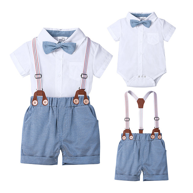 Children's dress, baby boy's one-year-old suit, summer 100-day birthday ...