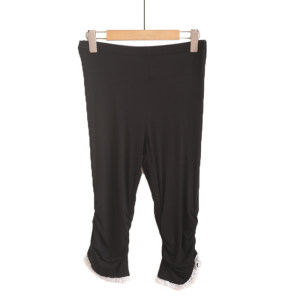 There are buckled women in the waist, pregnant women can wear Modal leggings, women in summer high waist, wearing anti -glow slim pants
