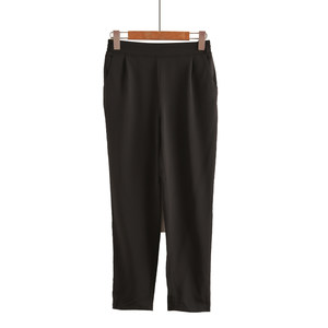 
Harem pants for women 2026 spring and autumn new style high-waisted casual radish large size semi-elastic pants slim pants nine-point pants