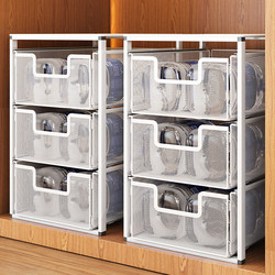 Wardrobe Partition Shelf Storage Organizer Multi-Layer Drawer-Style Clothing Organizer Storage Rack Bedroom Closet Storage Box