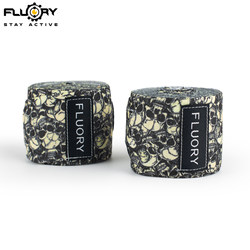 Fluory Boxing Bandages Elastic 5m Sports Martial Arts Training Muay Thai Hand Wraps Hand Protection Cloth