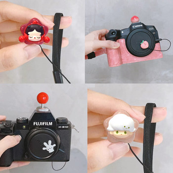 
Universal cartoon cute camera lens cover anti-loss rope