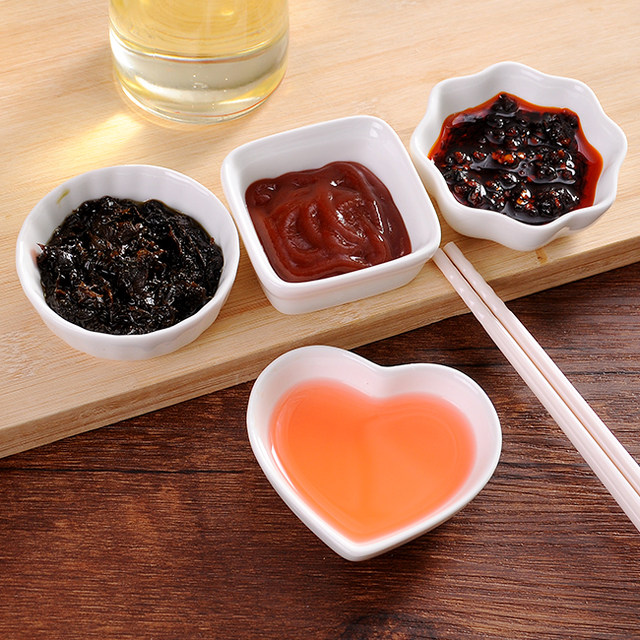 Japanese ceramic small dish dish household condiment dish hot pot sauce ...