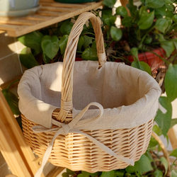 Wicker Picnic Basket, Hand Basket, Shopping Basket, Flower Basket, Gift Packaging Basket, Picking Basket, Outing Basket, Picnic Basket
