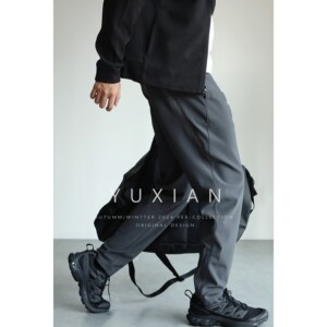 
[Traveler Series] Lightweight dark pattern windproof and breathable four-sided elastic men's casual sports trousers in autumn and winter