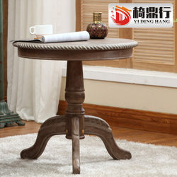 Retro coffee table made of old table round American style