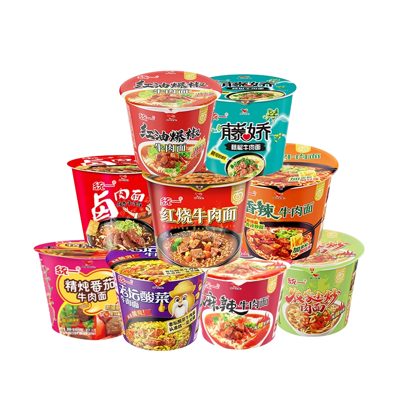 统一巧面馆酱拌面碗面方便速食整箱老成都担担干碟拌面多口味可选