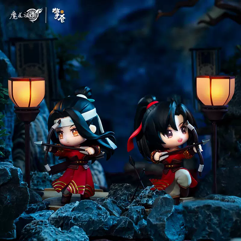 魔道祖師 蓮塢舟行 フィギュアセット 魏無羨 藍忘機 绝版魔道祖师