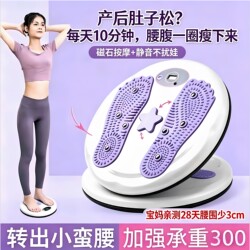 Waist Twisting Disc, Waist Twisting Machine, Slimming Belly and Waist, Home Weight Loss Artifact, Magnetic Massage Fitness Equipment, Silent Turntable