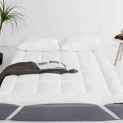 Five-Star Hotel Mattress Ultra-Soft Cushion Pad for Home Use, Breathable Three-Dimensional Mattress Topper, Thickened Feather Velvet Folding Protective Pad