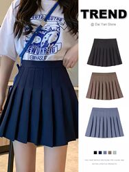 Jk Uniform Skirt Slimming High-Waisted A-Line Skirt Versatile Super Popular Pleated Skirt Cos Short Skirt Pleated Skirt