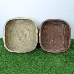 Old Objects Dustpan, Folk Customs, Nostalgic Old-Fashioned Wicker Dustpan, Farm Tools, Miscellaneous Items, Farmhouse Decorative Ornaments