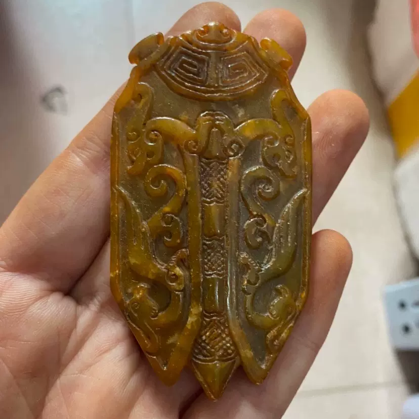 玉蝉瑪瑙根付 中華古玩 】 倣古葬玉 明～清朝期 玉蝉瑪瑙根付 中華古玩