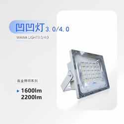 Blue Crystal Easy Carbon Patented Solar Floodlight Outdoor Garden Light Stadium Light Concave Light 3.0 Bct-Ww4.0