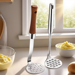 Mud Press 316 Stainless Steel Food-Grade Baby Food Supplement Tool Household Potato and Yam Pressing and Mashing Tool 304
