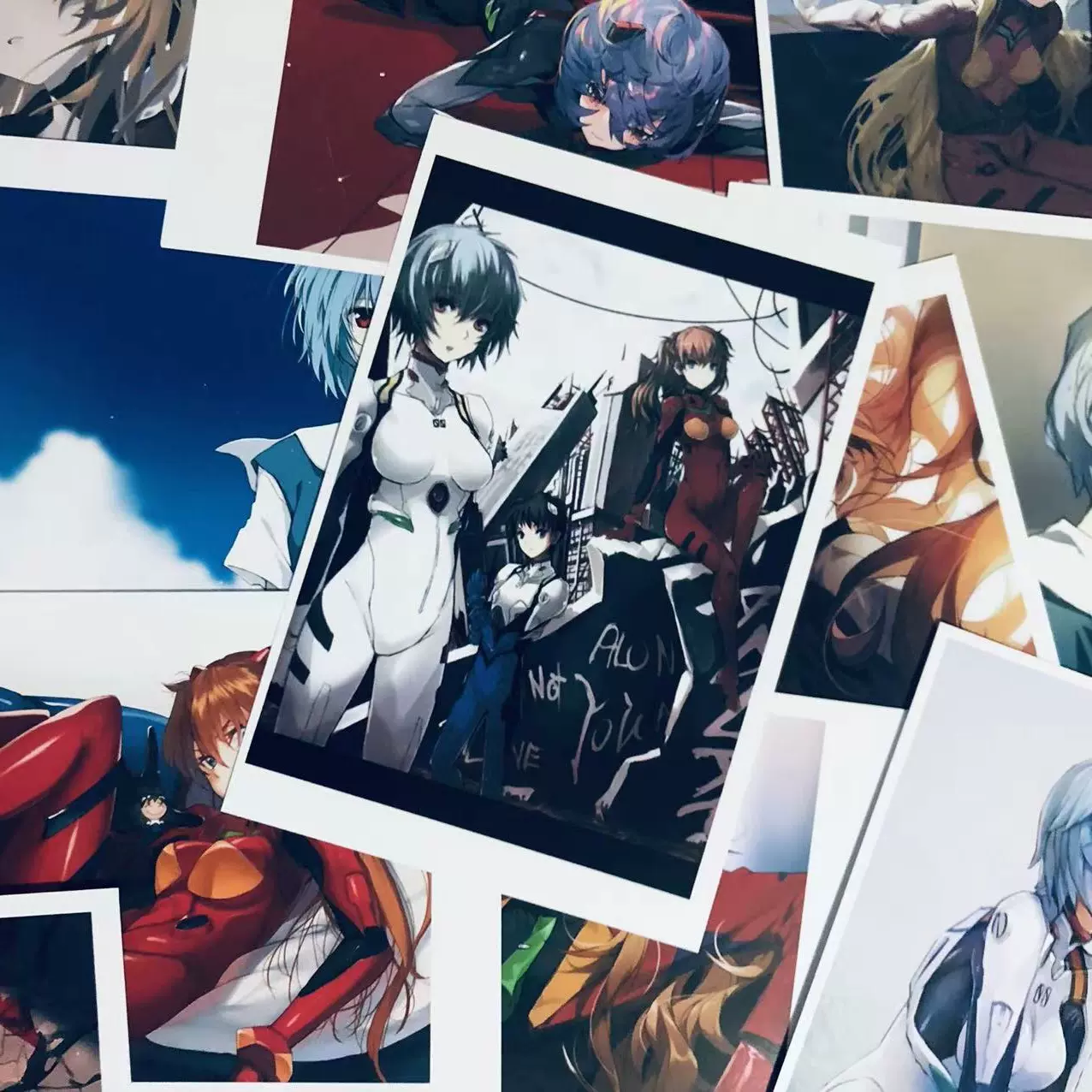 新世纪福音战士EVA相片海报明信片绫波丽明日香周边定制