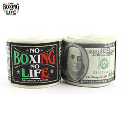 Noboxingnolife Dollar Bandage Hand Wraps Boxing Fighting Muay Thai Sanda Hand Protection Bandages Elastic Bandage 5m