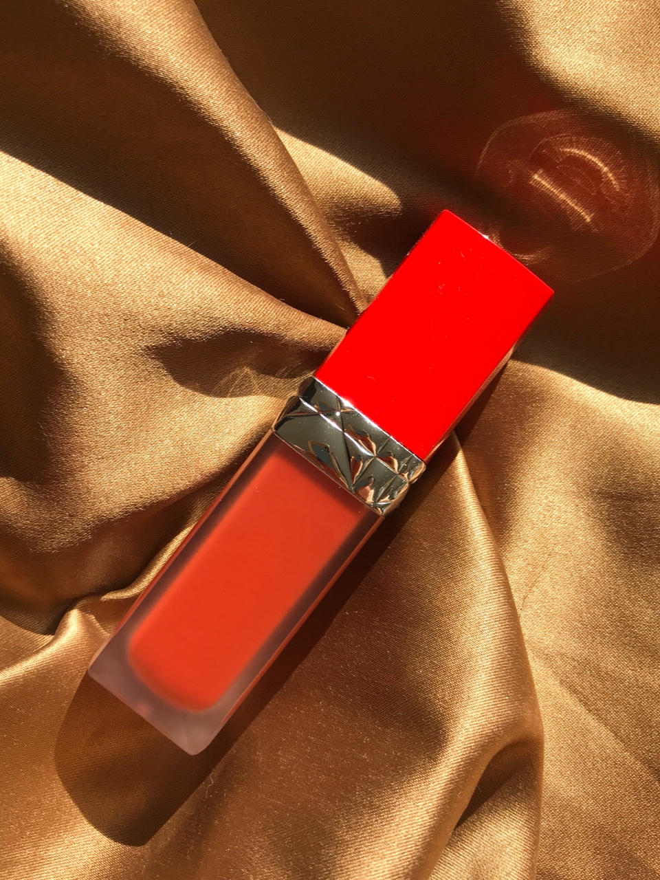 迪奥红管635,这颗枫叶小蜜桃太甜啦