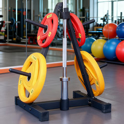 Barbell Weight Plate Storage Rack, Home Dumbbell Plate Hanging Rack, Barbell Bar Storage Rack, Equipment Rack