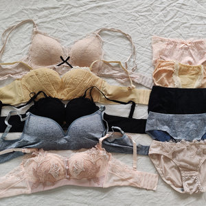 
D11-19 Women's Wireless Domestic Various Girls' Student Bras and Underwear Sets Bra Small Size AB Cup Small Breasts