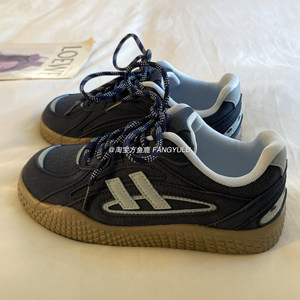 
Fang Yulu Korean version of retro moral training shoes for women 2025 autumn ulzzang versatile student casual canvas shoes and sneakers