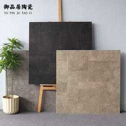 Retro Finely Carved All-Ceramic Limestone Tiles 800X800 for Homestay Villas, Antique-Style Tiles for Courtyard Gardens, Non-Slip Floor Tiles