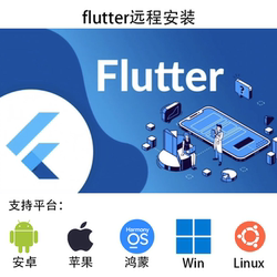 Remote Flutter Installation, Dart Environment Variable Configuration, Running Helloworld in Android Studio