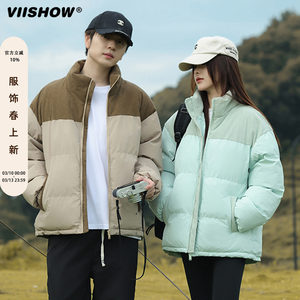 
VIISHOW down cotton coat men's winter 2025 new couple's bread coat cotton coat small man's cotton-padded jacket jacket