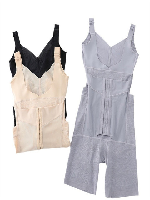 Shaping Body Suit Corset Thin Section Women's Row Buckle Back Off Belly Pants