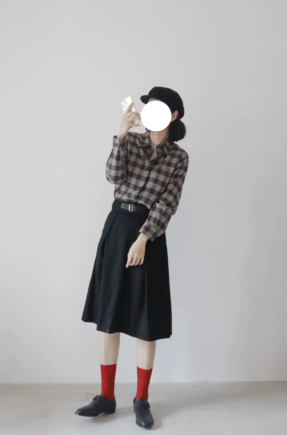 2023春夏新色 【MARGARETHOWELL】24SS COTTON Howell SILK Raisin SKIRT SILK スカート