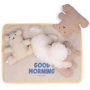 
Korean monchouchou pet sounding toy ring paper dog cat toy lamb velvet pillow pillow double