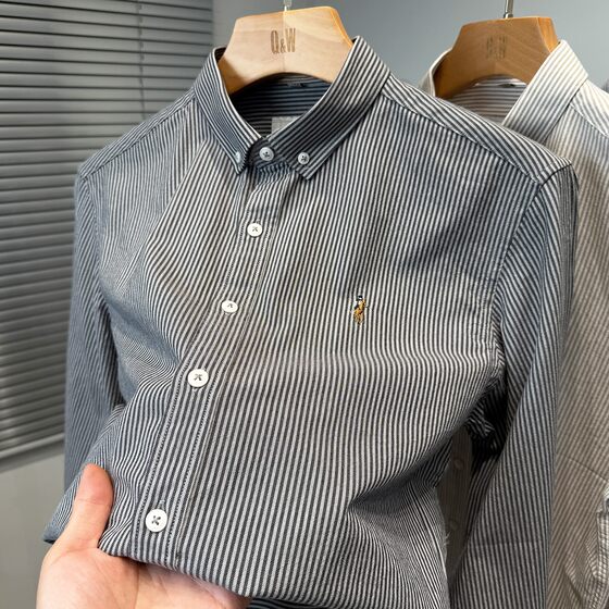 
Brand Paul shirt men's long-sleeved 2026 spring and autumn thin cotton shirt men's business casual inner wear