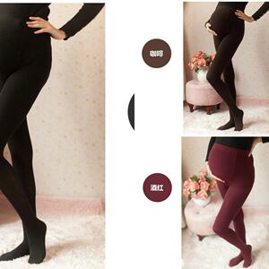 
Bags of pregnant women's belly-resisting pantyhose velvet autumn and winter pregnant women's stockings leggings fat man