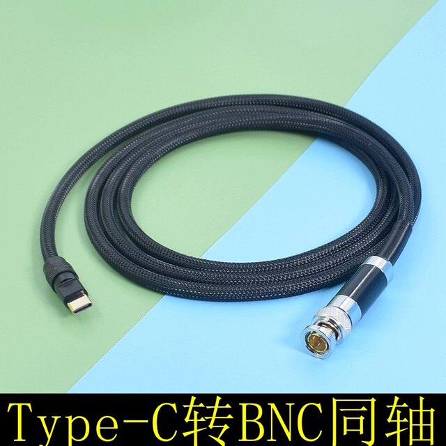 USB to BNC coaxial axis AES audio cable XLR USB-C digital interface DSD accessories Apple Huawei mobile phone
