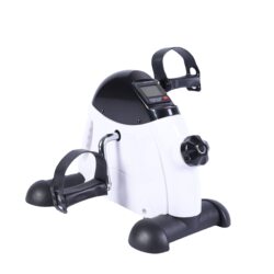Mini Exercise Bike with Handlebars for Both Hands and Feet, Stepper, Leg Trainer, Under-Desk Bicycle for Home Use