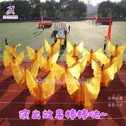 Capes with Wings for Large-Scale Sports Events, Creative Props for Opening Ceremonies, Group Exercises, Ethnic Dances, Children's and Adult Styles