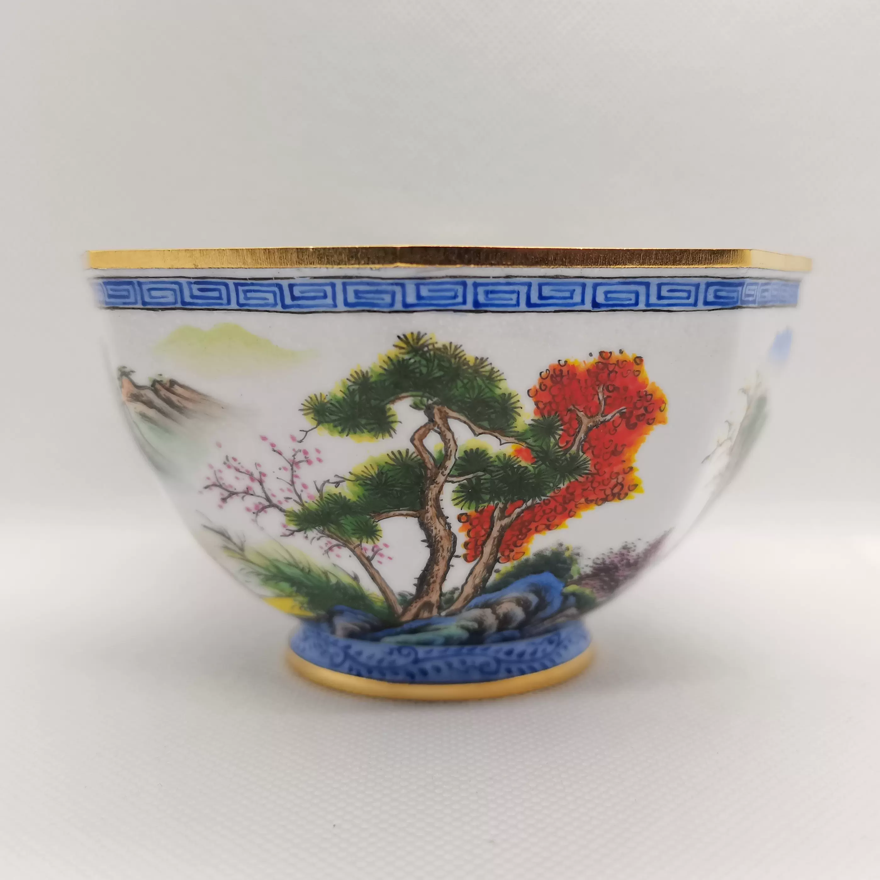 友人館蔵 琉璃製 銅胎景泰藍象嵌 鼻煙壺 根付 裝身具