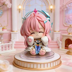 Amis Cat Cat Is about 8cm Centimeters Tall, Nintai Peripheral Figure Model Ornament, Two-Dimensional Gk Beautiful Girl Statue