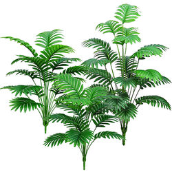 Artificial Plant Ficus Lyrata Green Plant Bonsai Potted Plant Home Garden Greening Decoration Artificial Fake Tree Leaves Monstera