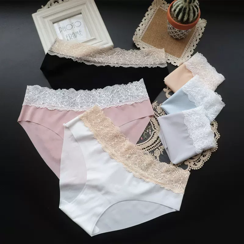 Transparent Briefs Seamless Underwear Women