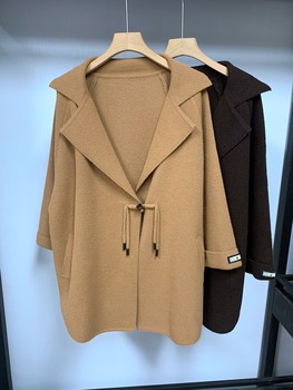 
Autumn and winter double-sided woolen jacket for young mothers