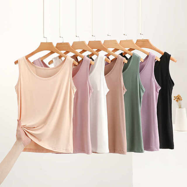 Moder suspender vest underwear female wearing ice silk mask wide shoulder sleeveless cuffy, cuffns, base, summer thin worker top
