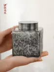 Banxilong Tín Có Thể Yixiu Tác Phẩm Nguyên Chất Trà Thiếc Có Thể Ledao Phòng Trà Kín Trà Lưu Trữ Có Thể Retro Handmade Tinware hũ đựng trà bằng sứ 