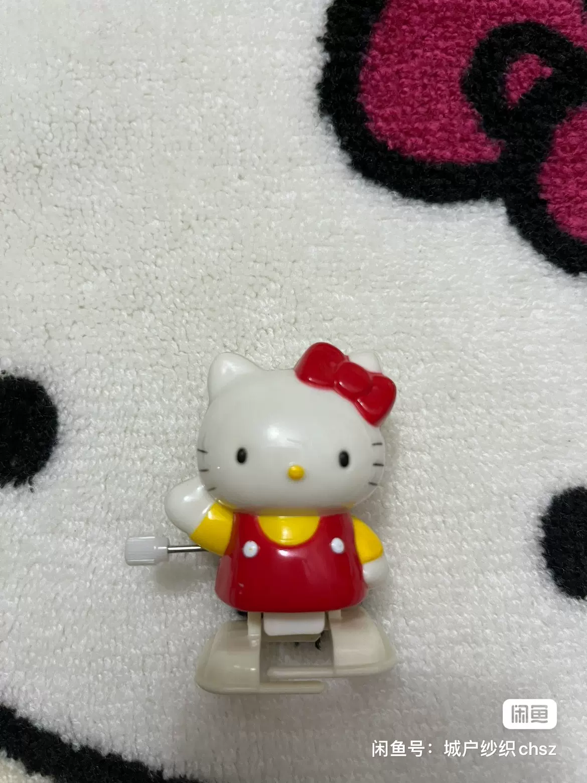 日本三丽鸥中古绝版kitty发条玩具-Taobao