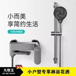 Authentic High-Quality All-Copper Simple Shower Set for Home Use, European-Style Split Bathroom Shower, Small Apartment Shower