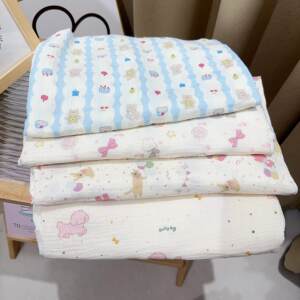 
Summer Class A Cotton Yarn Office Blanket Children's Small Cover Blanket Office Nap Blanket Sofa Single Double Blanket