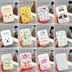 Cartoon Cute Portable Small Mirror ins High-Quality Folding Mirror for Student Dormitory Use, Desktop Makeup Mirror