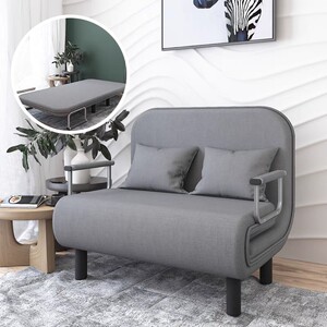 
Folding bed household simple sofa chair, store single and double three-person 1.2 meters multi-function simple fabric sofa